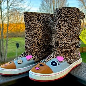 NWT Tigerbear Republik High Top Sneaker Size 91/2